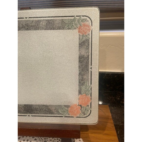 CorningWare Silk & Roses Counter-Saver Cutting Board - Picture 3 of 8